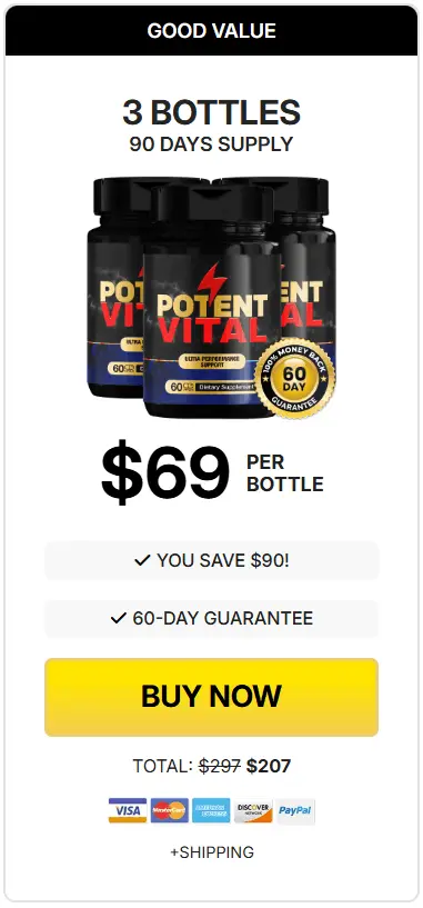 PotentVital 3 bottle price